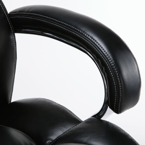Кресло руководителя Brabix Premium Status HD-003 до 250 кг, кожа, черное 531821 фото 3